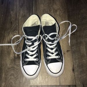 black high top converse